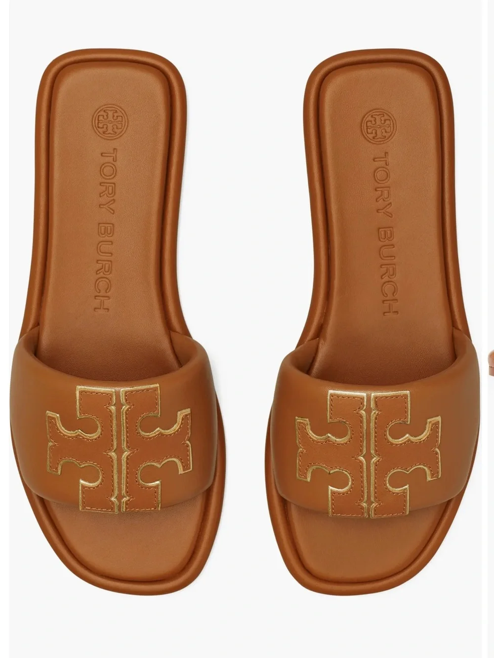Tory Burch double T slide sandal